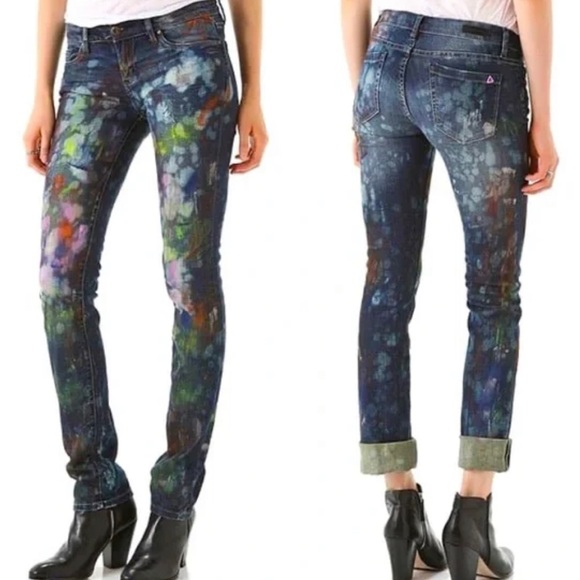 UNIQUE JEANS | THESE JEANS ARE EVERYTHING | BLANK NYC PAINTED JEANS | NWT - Picture 5 of 17